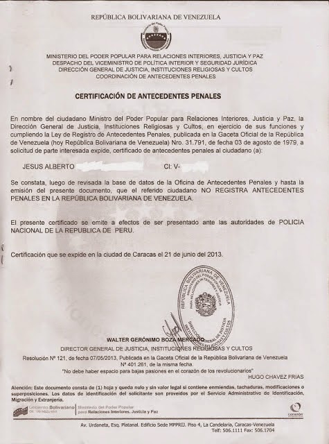 Solicitud de antecedentes penales colombia